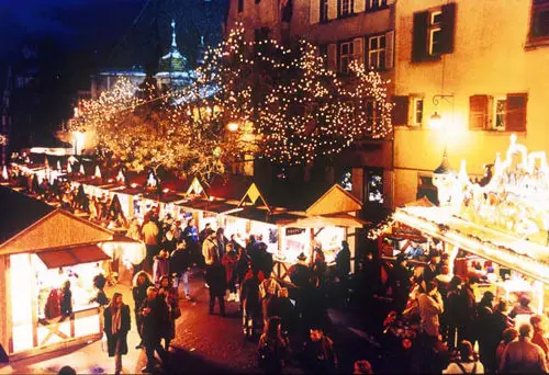 photo du marché de noël de Sarlat