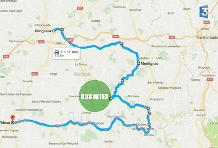 Voici les endroits en Dordogne ou le tour de France passera